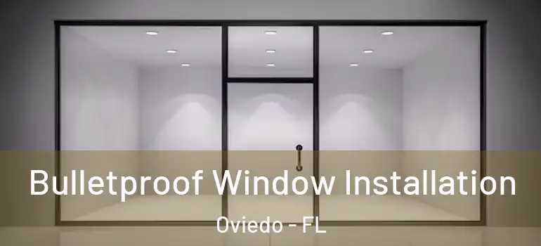  Bulletproof Window Installation Oviedo - FL